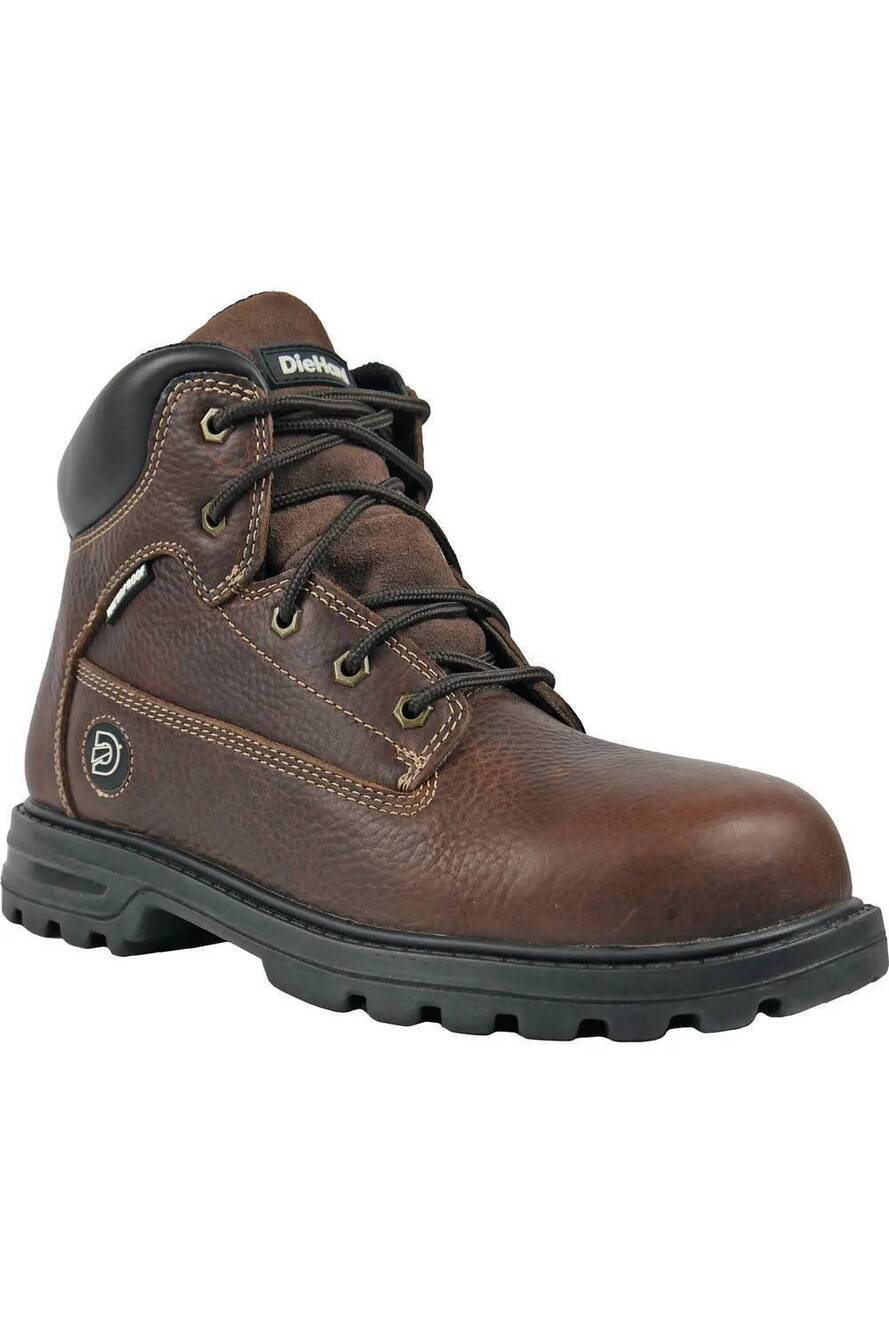 NEW DIEHARD men's charger v2 composite toe work boot in brown